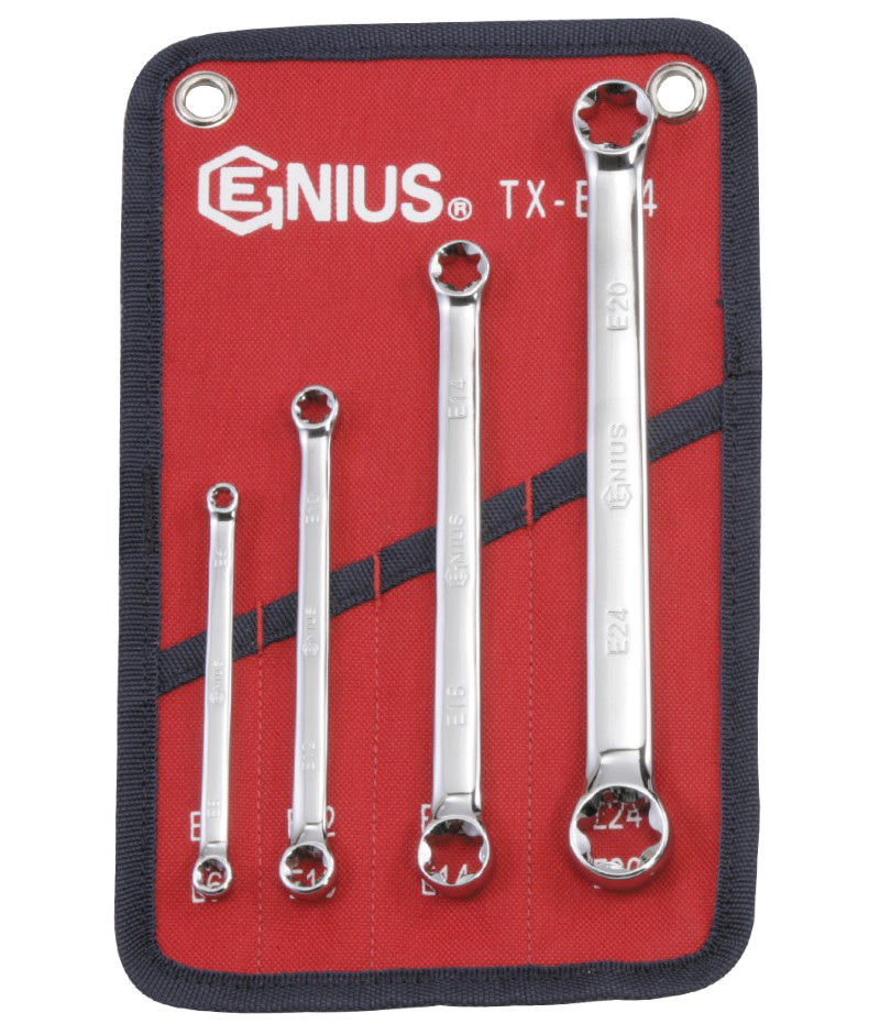 Genius Tools GNSTXE04 4 PCES E-STAR WRENCH - MPR Tools & Equipment