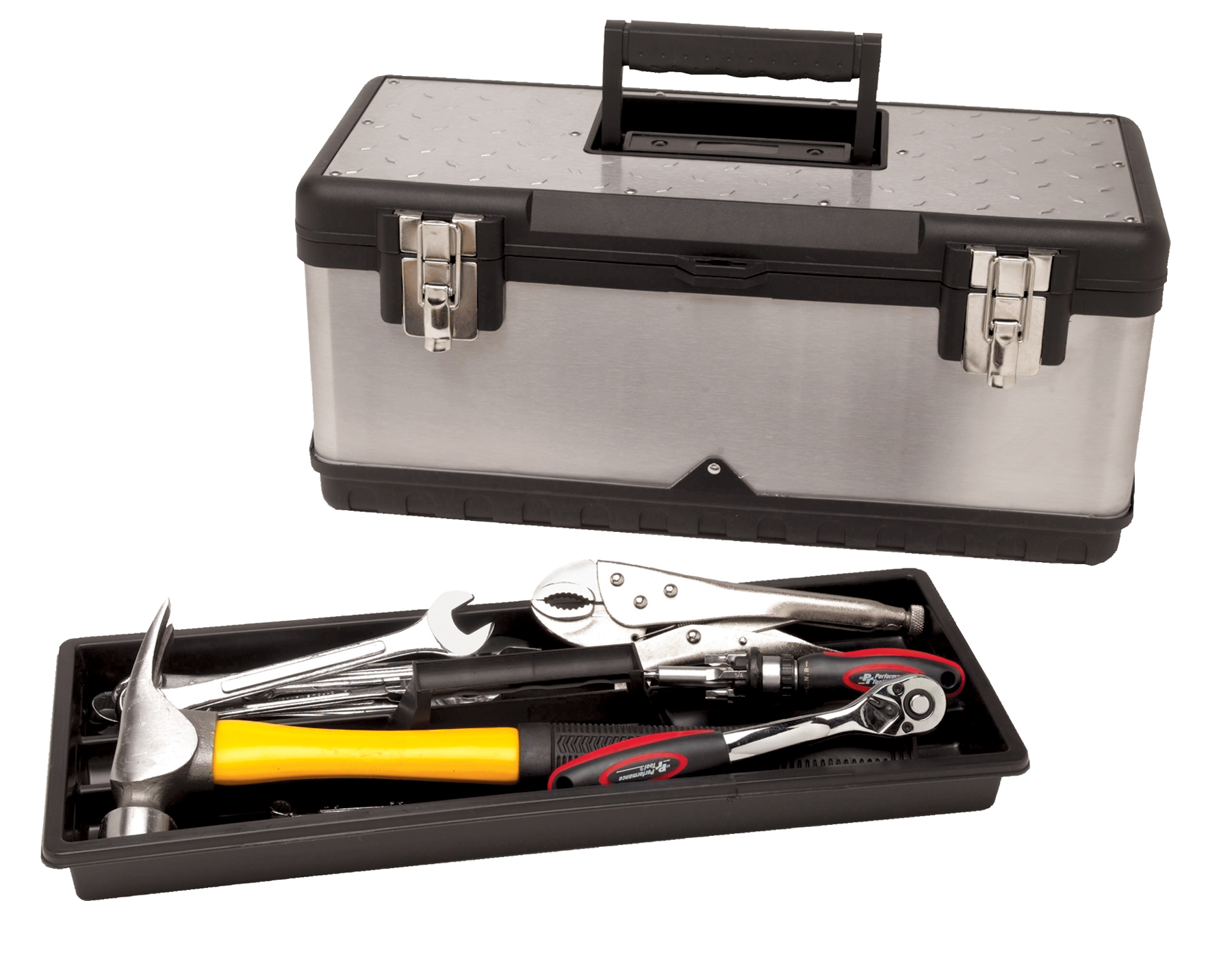 Performance Tools PTW54020 20IN STEEL TOOL BOX - MPR Tools & Equipment