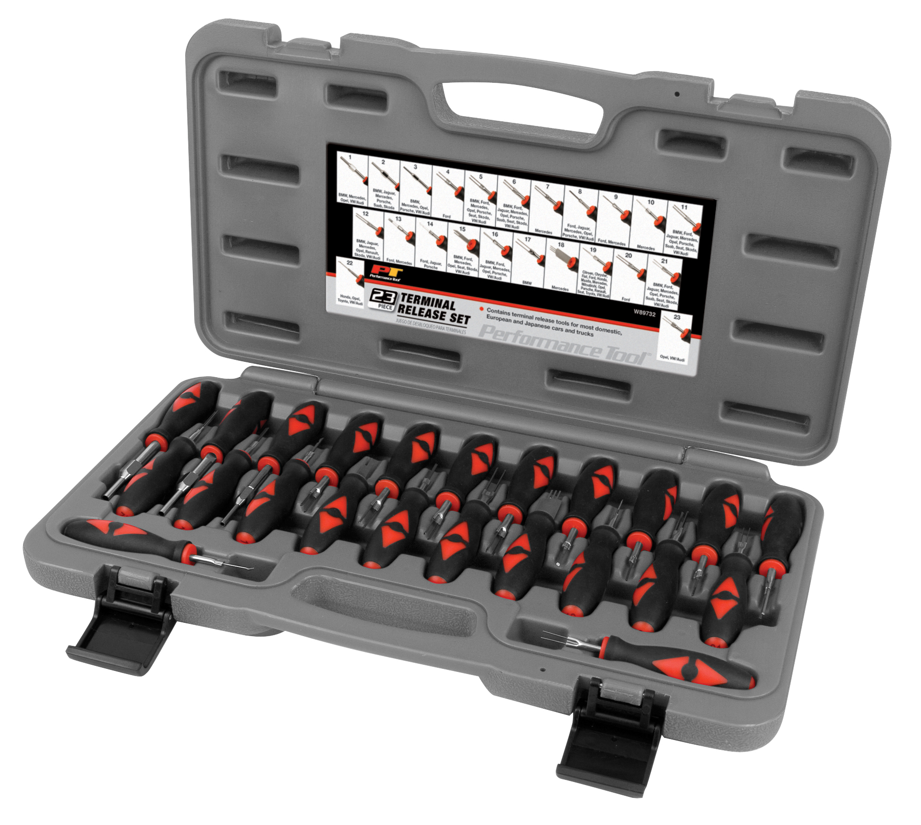 Performance Tools PTW89732 Terminal Release Kit 23Pc - MPR Tools & Equipment