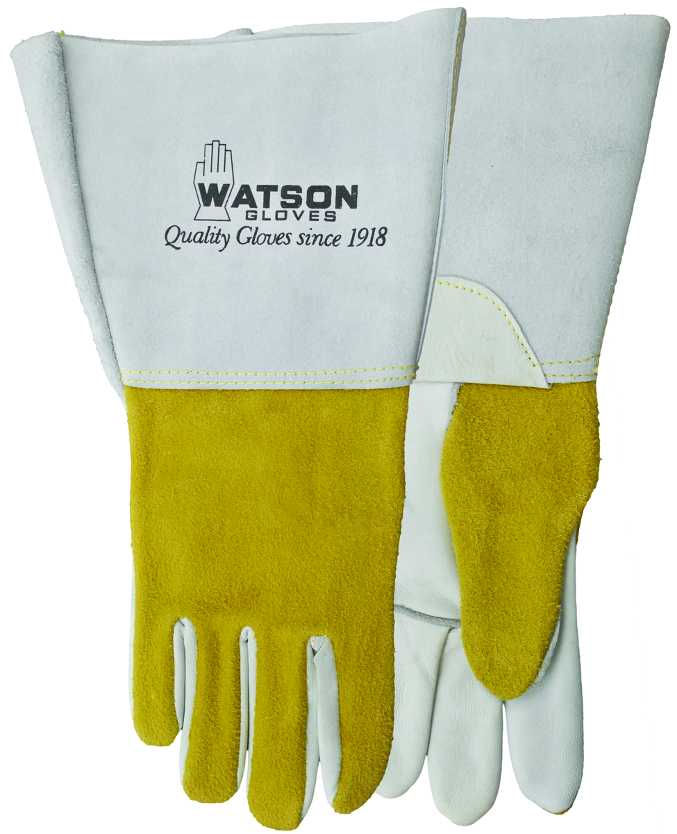 Watson WTS2758XL (1 PAIRE)GENUINE LEATHER WELDING GLOVES - MPR Tools & Equipment