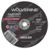 Weiler 56061 3" x .035" Wolverine Type 1 Cut-Off Wheel, A60T, 1/4" A.H. (Pack of 25)