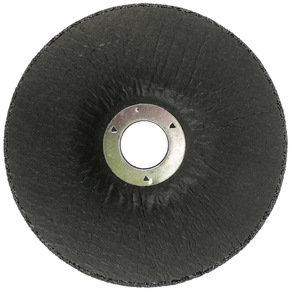 Weiler 56466 5" x 1/4" Wolverine Type 27 Grinding Wheel, A24R, 7/8" A.H. (Pack of 10)