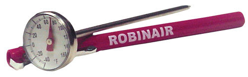 Robinair 10945 DIAL THERM, 0°-220° F, 1-3/4" FACE