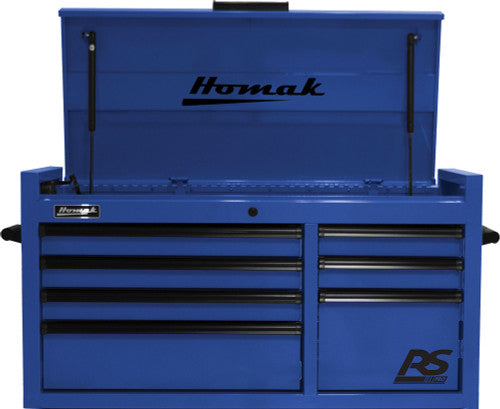 Homak BL02004173 41" RS PRO SERIES 7-DRAWER TOP CHEST - BLUE