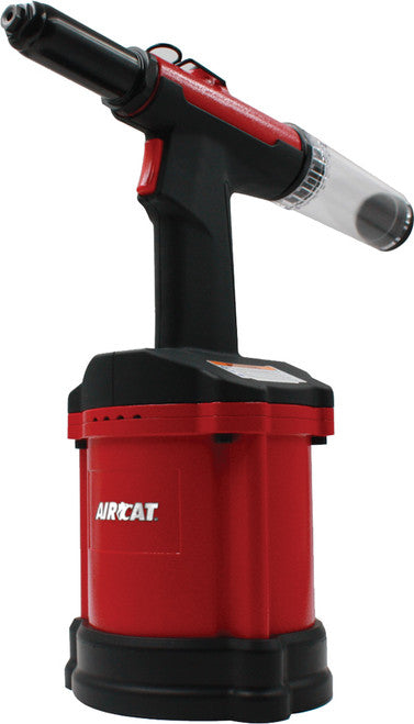 AirCat 6410 3/16" Air Hydraulic Riveter, 2000 Lbs Pull Force, Handles Structural Rivets in Aluminum & S/S