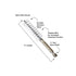 IPA  8001-8N3 8mm Nylon Tube Brush (3 Pack) - MPR Tools & Equipment