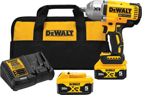 Dewalt DCF900P2 20V MAX XR 1/2" HIGH TORQUE IMPACT WRENCH WITH HOG RING ANVIL (TOOL ONLY), 1030 FT-LBS. 2300 RPM