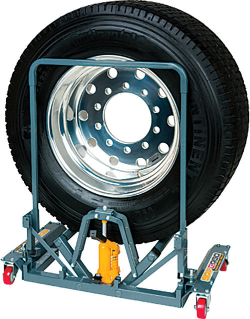 Gaither Y471106 Winntec Safergo Chariot pour pneu de camion avec cadre à poignée pliable, capacité de 350 lb