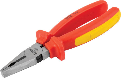 Titan Tools 73328 8" Insulated Lineman's/Electrician's Pliers