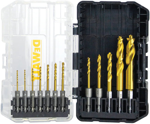 Dewalt DD5152 12pc Titanium Nitride Coated Impact Ready Drill Bit Set - MPR Tools & Equipment