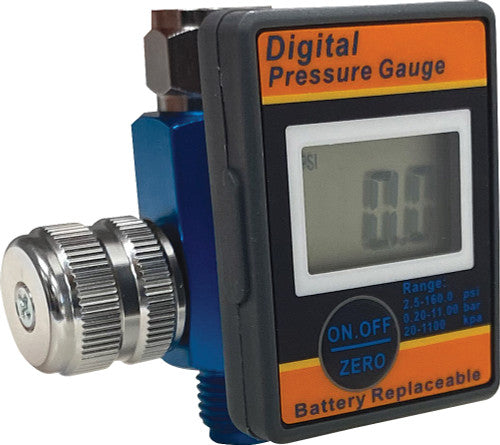 ATD Tools 6825 DIGITAL AIR PRESSURE REGULATOR FOR SPRAY GUNS OR OTHER AIR TOOLS, UP TO 160 PSI - MPR Tools & Equipment
