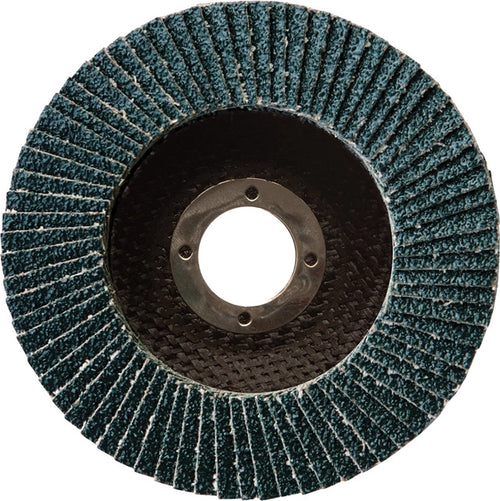 Gemtex Abrasives 712950060 5" 60 Grit Premium Angle Face Zirconia Flap Discs, Type 29, 7/8" Hole, Pack of 5 - MPR Tools & Equipment