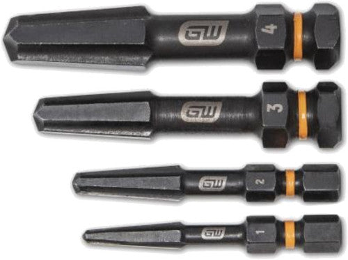 GearWrench 84787 PG108 - 4-PC BOLT BITER SCREW EXTRACTOR SET