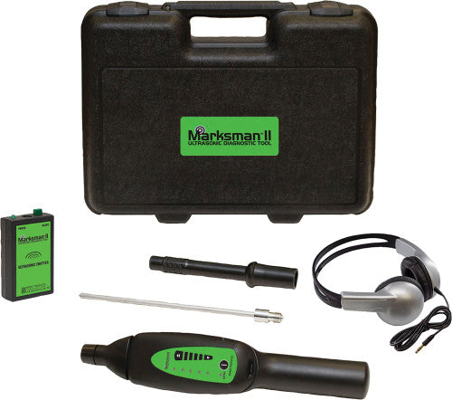Tracerline TP-9367L Marksman Ii Ultrasonic Diagnostic Tool W/ Laser Pointer, Ultrasonic Emitter, Air Probe, Contact Probe, & Headphones