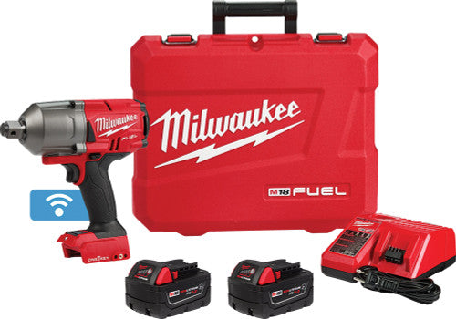 Milwaukee Tool 2864-22R M18 18V 3/4" DRIVE HIGH TORQUE IMPACT WRENCH KIT WITH ONE-KEY, 1,200 FT-LB FASTENING TORQUE