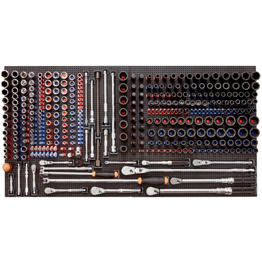 Tool Grid SOCKETBDL400 1/4, 3/8, 1/2 Drive Socket Bundle, 397