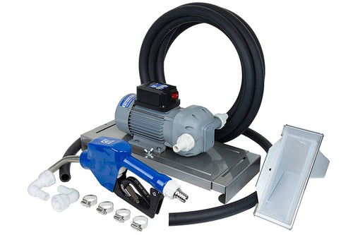 Fill-Rite DF120DAN520 8 GPM 120V DEF Transfer Pump with Auto Nozzle, Suction Hose, Discharge Hose, Drum Bracket, & Power Cord - MPR Tools & Equipment